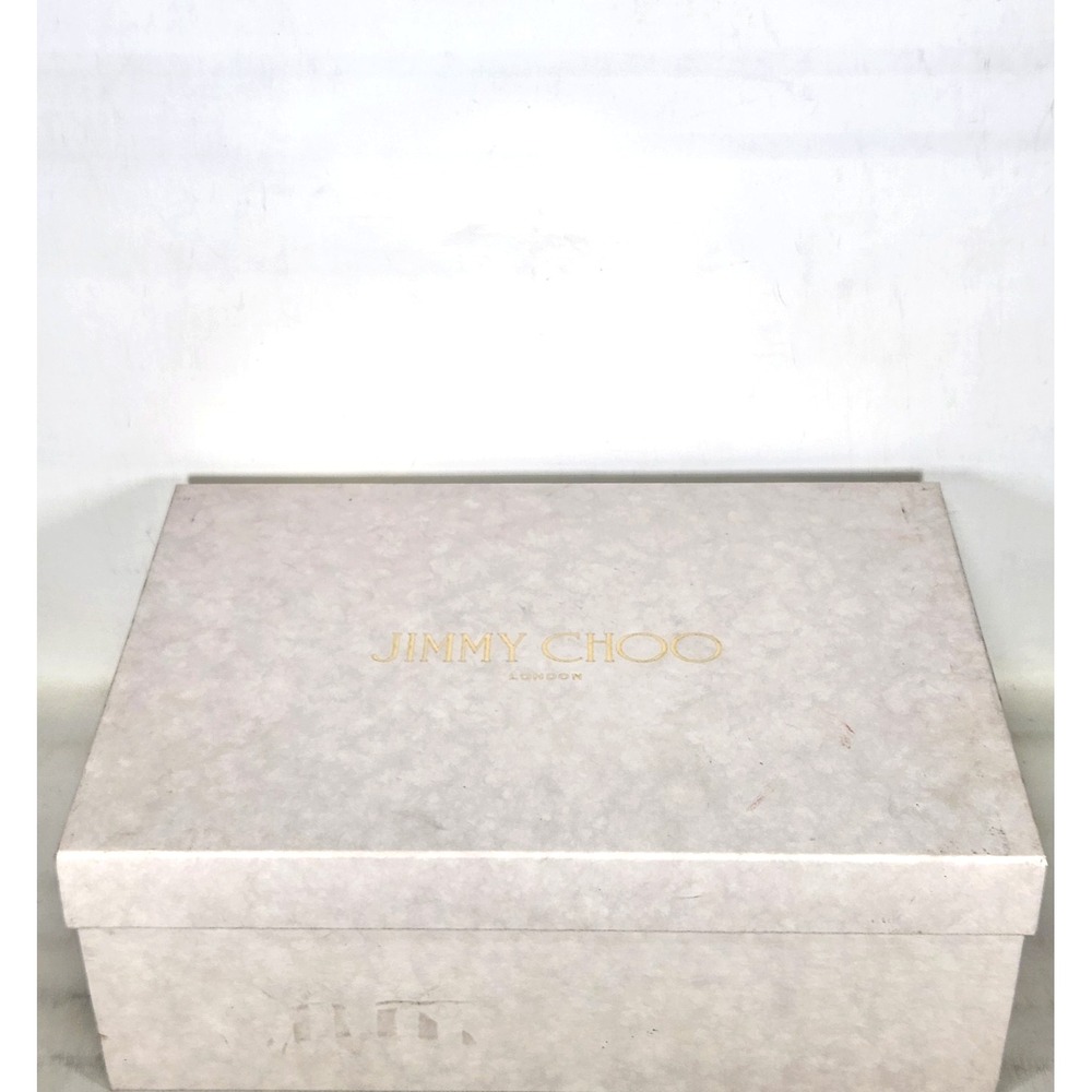 Jimmy Choo Elisa 45 Pumps Women Size 38.5 Black Patent Nappa Leather Mary Jane - Picture 8 of 9